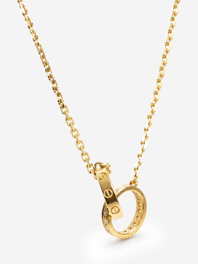 18k Yellow gold Love pendant Necklaces Cartier 