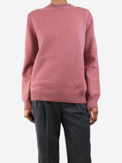 Pink Eve cashmere jumper - size S Knitwear Issue Twelve 