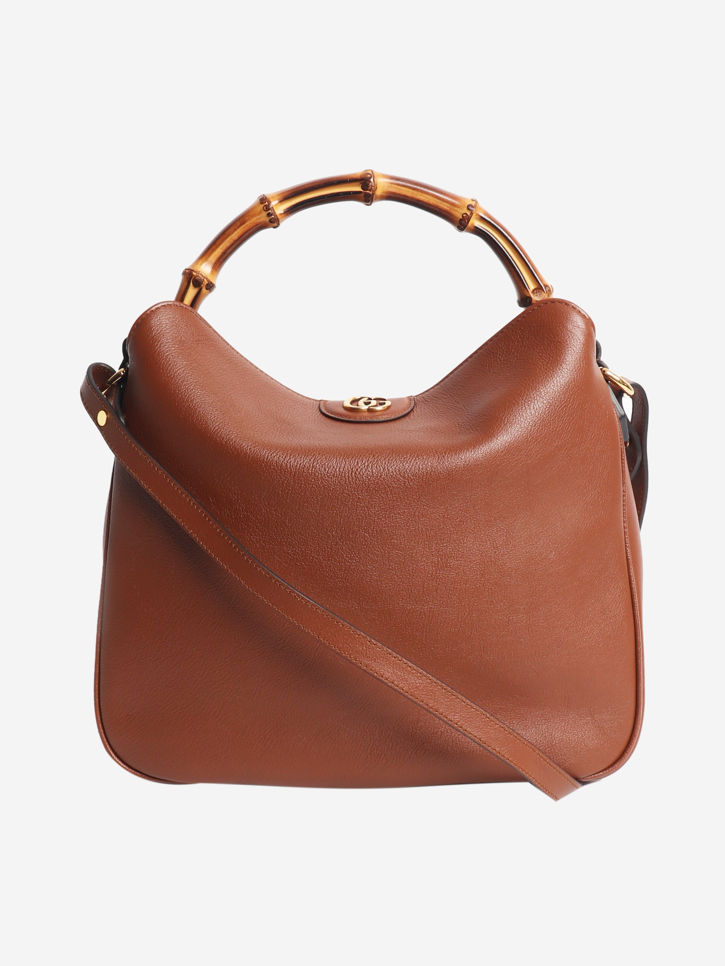 Brown Diana Bamboo shoulder bag Shoulder bags Gucci 