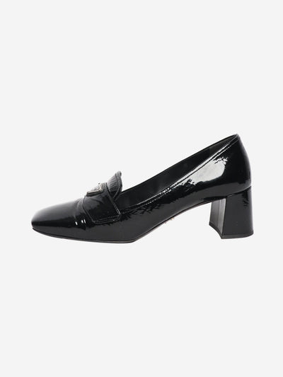Black leather patent loafers - size EU 36.5 Shoes Prada 