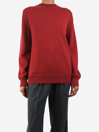Red Eve cashmere jumper - size S Knitwear Issue Twelve 