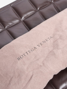 Bottega Veneta Bottega Veneta Black The Padded Marie Leather Shoulder Bag in Fondente