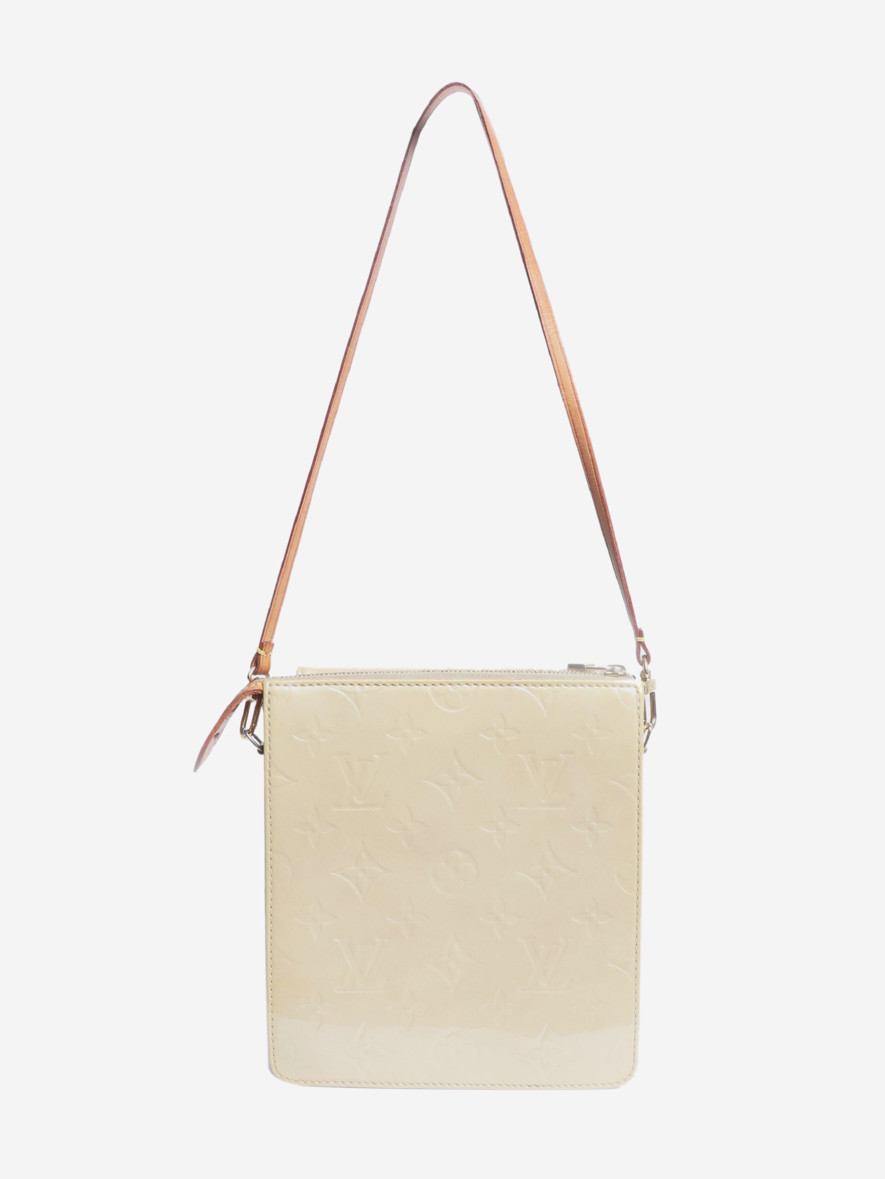 Beige Vernis Mott mini bag Top Handle Bags Louis Vuitton 