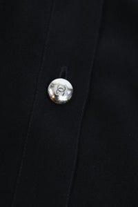 Chanel Boutique Black pocket shirt - size UK 8