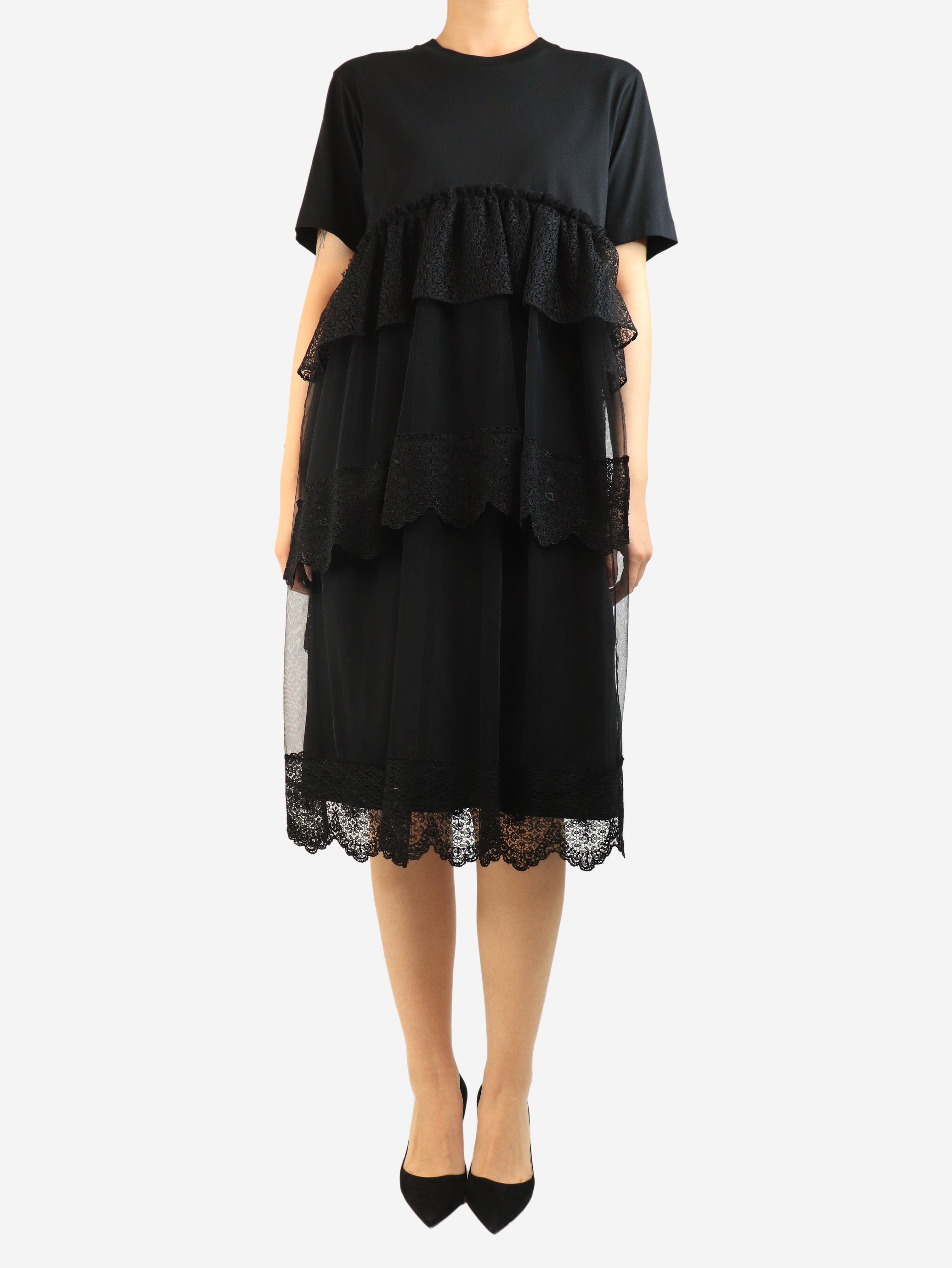 Black lace midi dress - size L Dresses Simone Rocha 