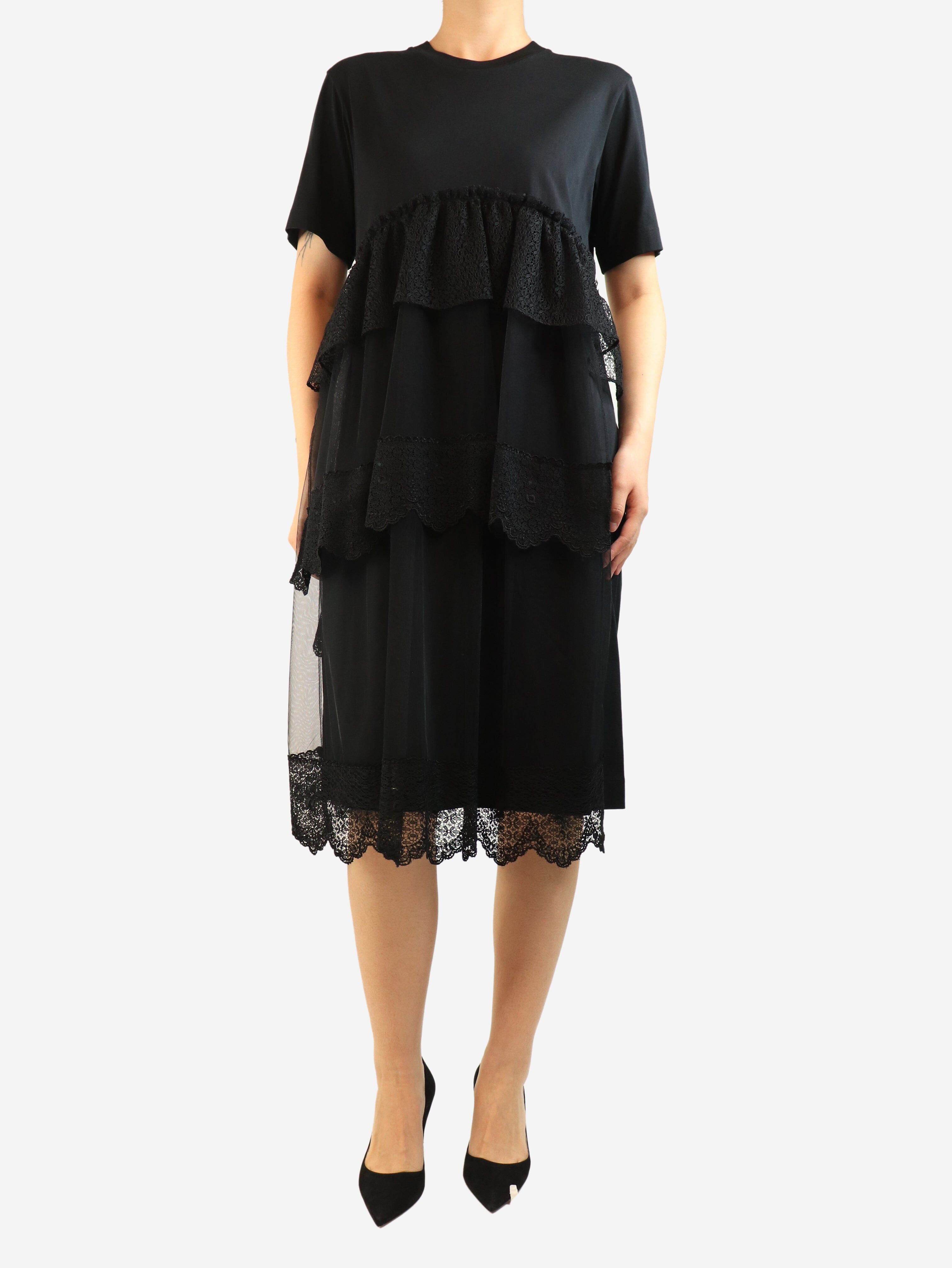 Black lace midi dress - size L Dresses Simone Rocha 