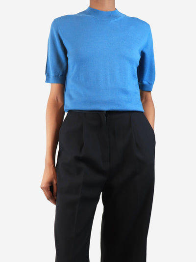 Blue Cecily knit top - size S Knitwear Issue Twelve 