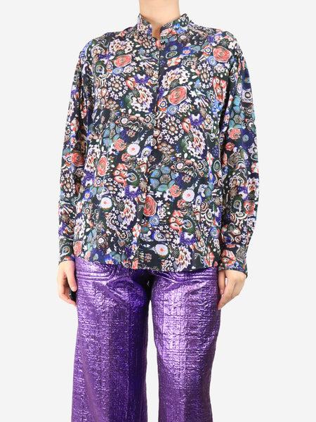 Multicolour floral blouse - size UK 10 product image