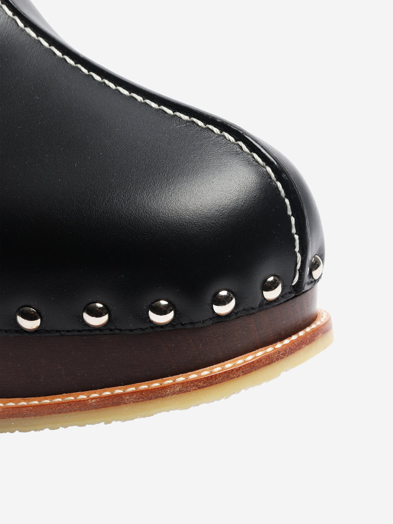Black Earth mules - size EU 39 Heels Hermes 