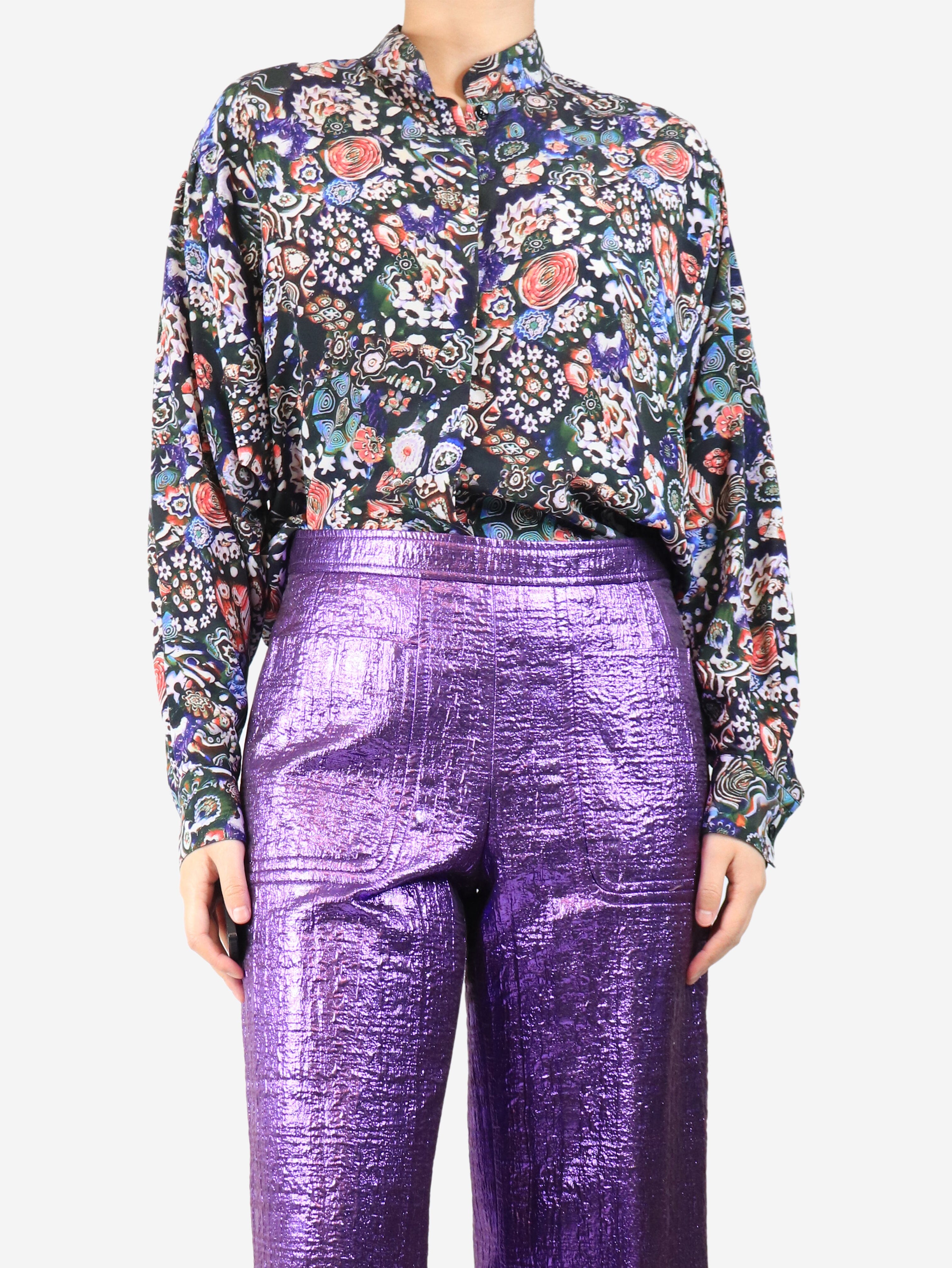 Multicolour floral blouse - size UK 10 Tops Isabel Marant 