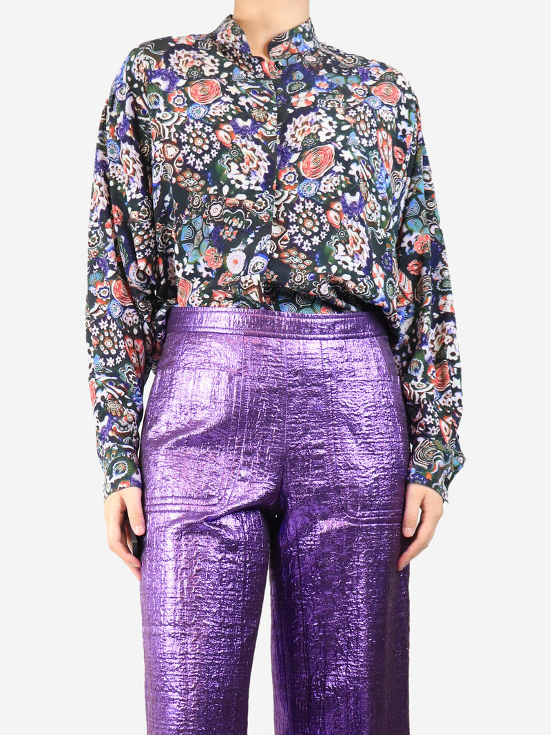 Multicolour floral blouse - size UK 10 Tops Isabel Marant 