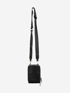 Prada Black leather pouch bag