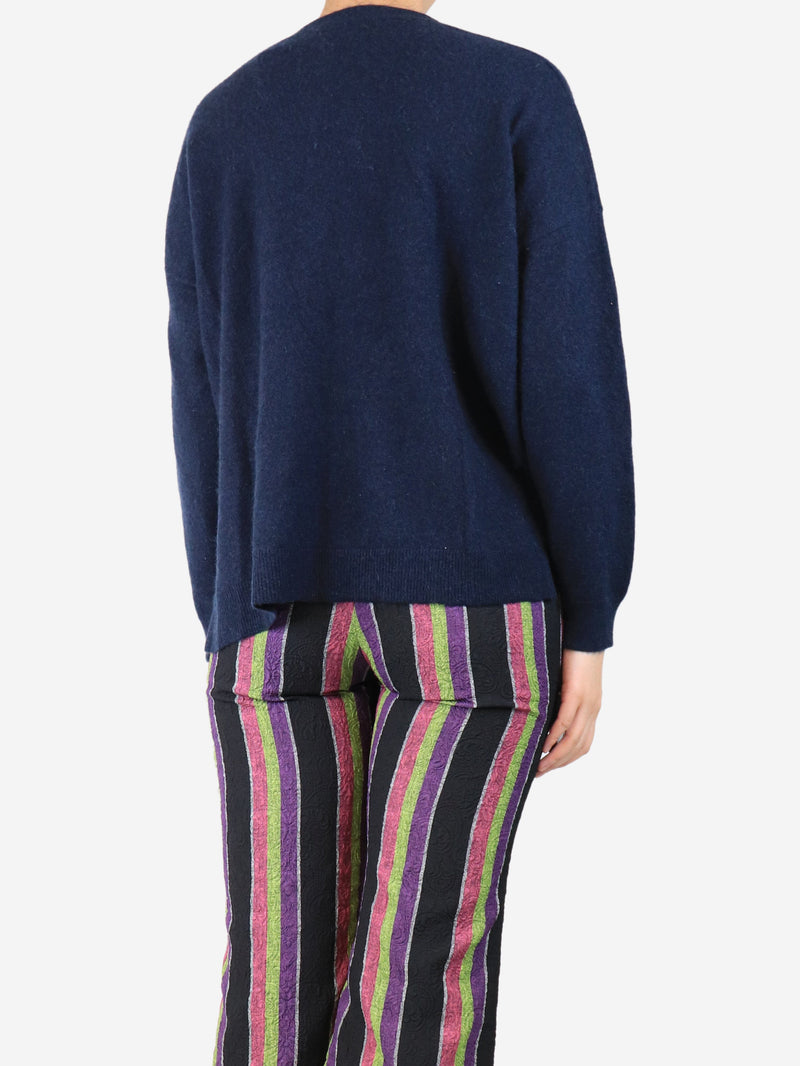 Navy blue cardigan - size M Knitwear Daddy's Daughters 