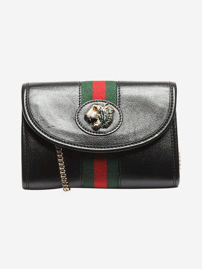 Gucci Black Rajah mini Bag - size Shoulder bags Gucci 