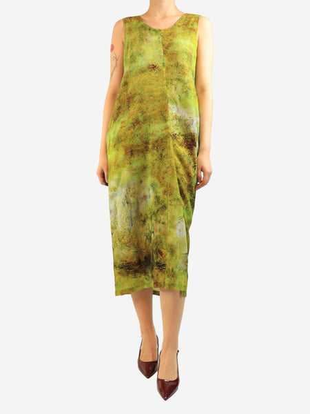 Green midi dress - size M product image