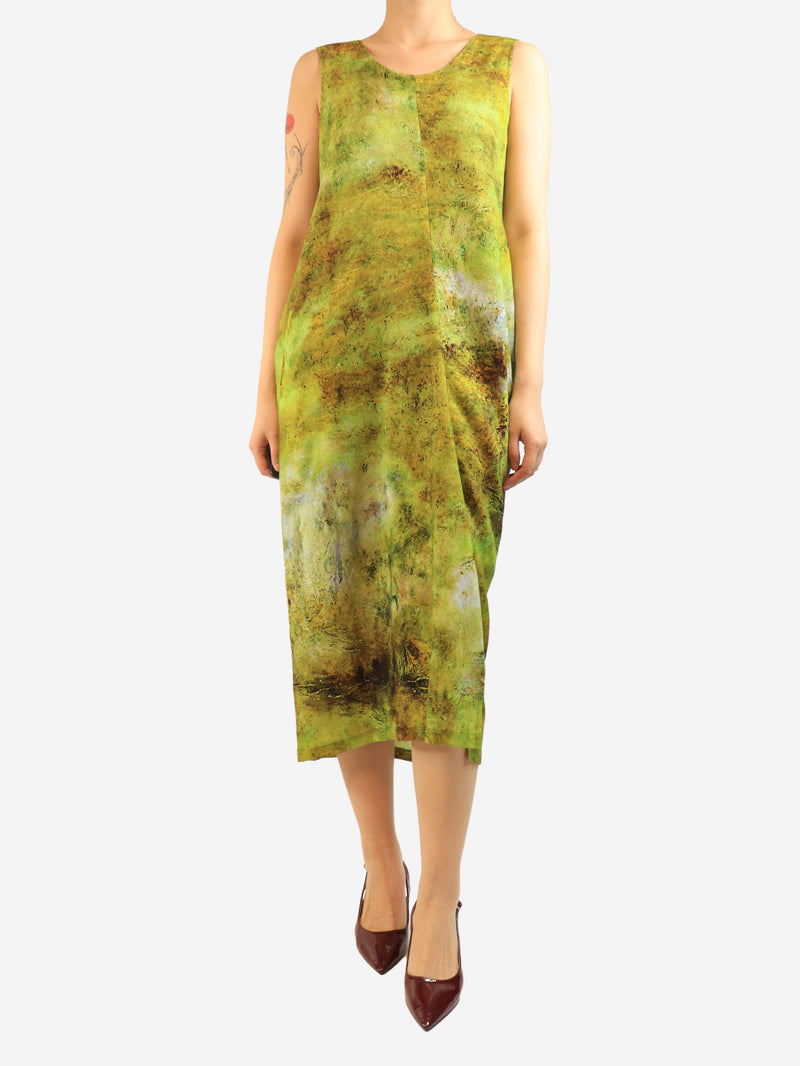Green midi dress - size M Dresses Yohji Yamamoto 