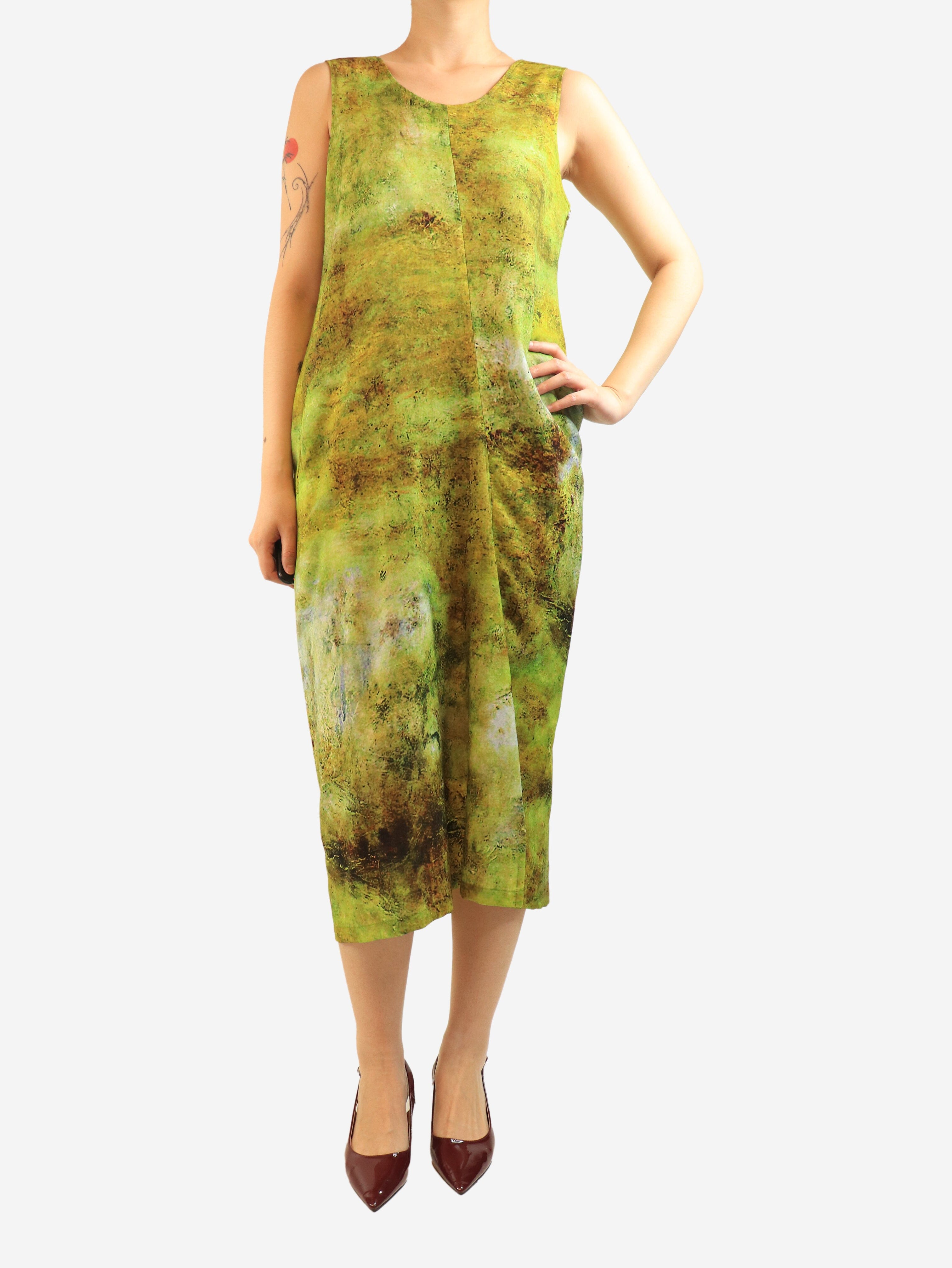 Green midi dress - size M Dresses Yohji Yamamoto 