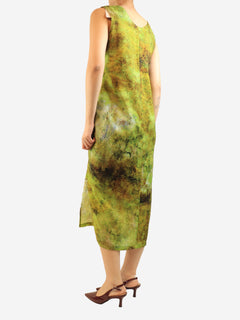 Green midi dress - size M Dresses Yohji Yamamoto 