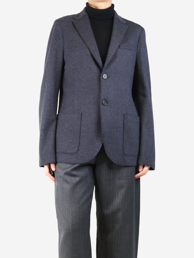 Dark grey wool jacket - size UK 16 Coats & Jackets Harris Wharf London 