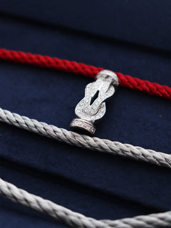 Red white gold diamond Force 10 bracelet Jewellery Fred 