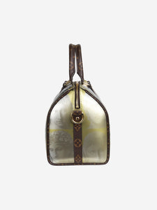 Louis Vuitton Gold Fornasetti Speedy Bandouliere 25 bag