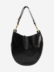 Celine Black leather rounded shoulder bag