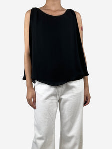 Alice + Olivia Black sleeveless layered top - size M