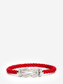 Red white gold diamond Force 10 bracelet Jewellery Fred 