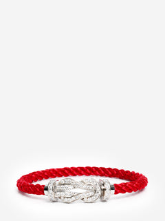 Red white gold diamond Force 10 bracelet Jewellery Fred 