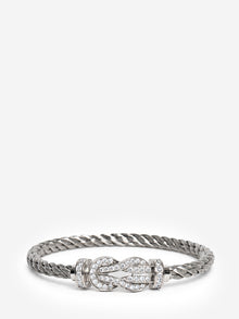 Red white gold diamond Force 10 bracelet Jewellery Fred 