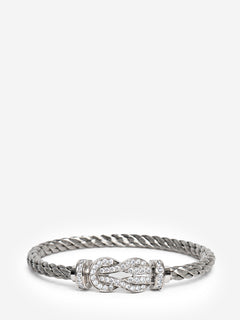 Red white gold diamond Force 10 bracelet Jewellery Fred 