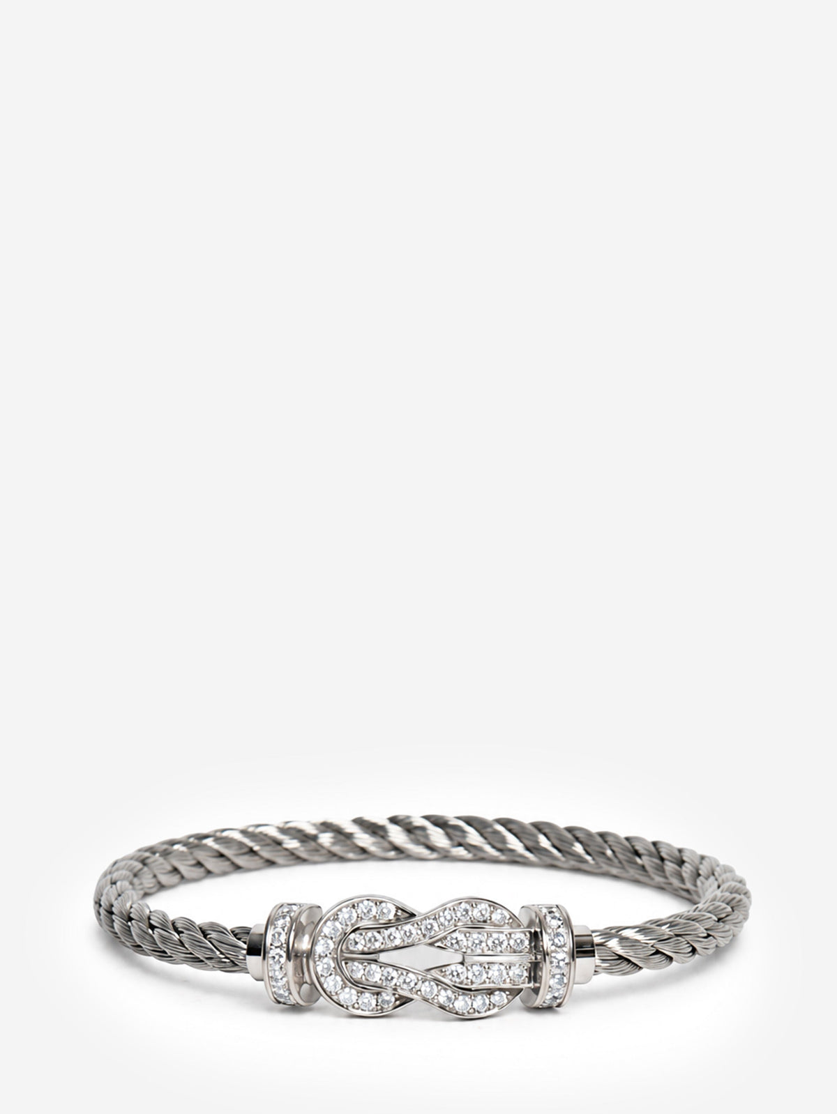 Red white gold diamond Force 10 bracelet Jewellery Fred 