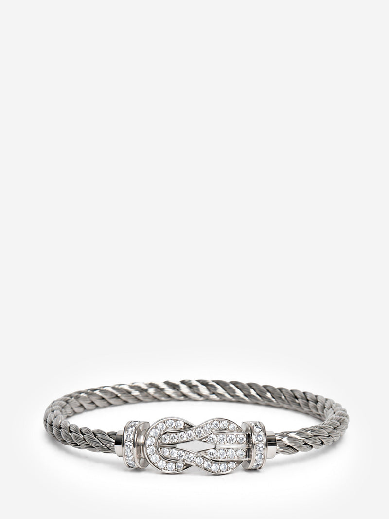 Red white gold diamond Force 10 bracelet Jewellery Fred 