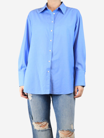 Blue long-sleeved shirt - size M Tops Attersee 