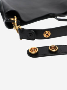 Celine Black leather rounded shoulder bag