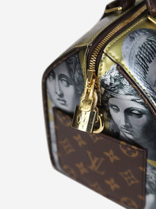 Louis Vuitton Gold Fornasetti Speedy Bandouliere 25 bag