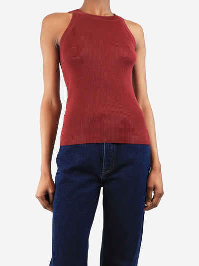 Burgundy Zoe vest top - size XS Tops Issue Twelve 