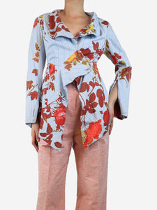 Vivienne Westwood Blue floral blazer - UK 12