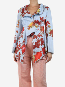 Vivienne Westwood Blue floral blazer - UK 12