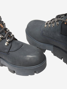 Acne Studios Dark blue hiking boots - size EU 37