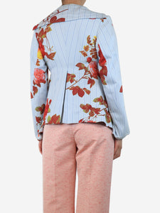 Vivienne Westwood Blue floral blazer - UK 12