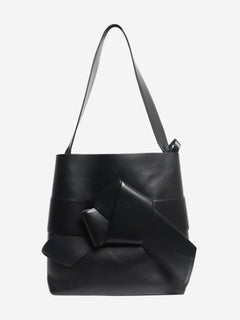Black Musubi knot shopper Tote Bags Acne Studios 