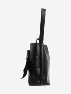Black Musubi knot shopper Tote Bags Acne Studios 