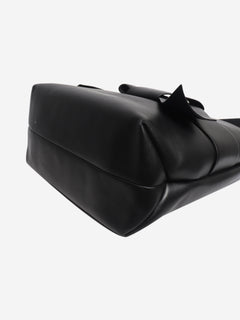 Black Musubi knot shopper Tote Bags Acne Studios 