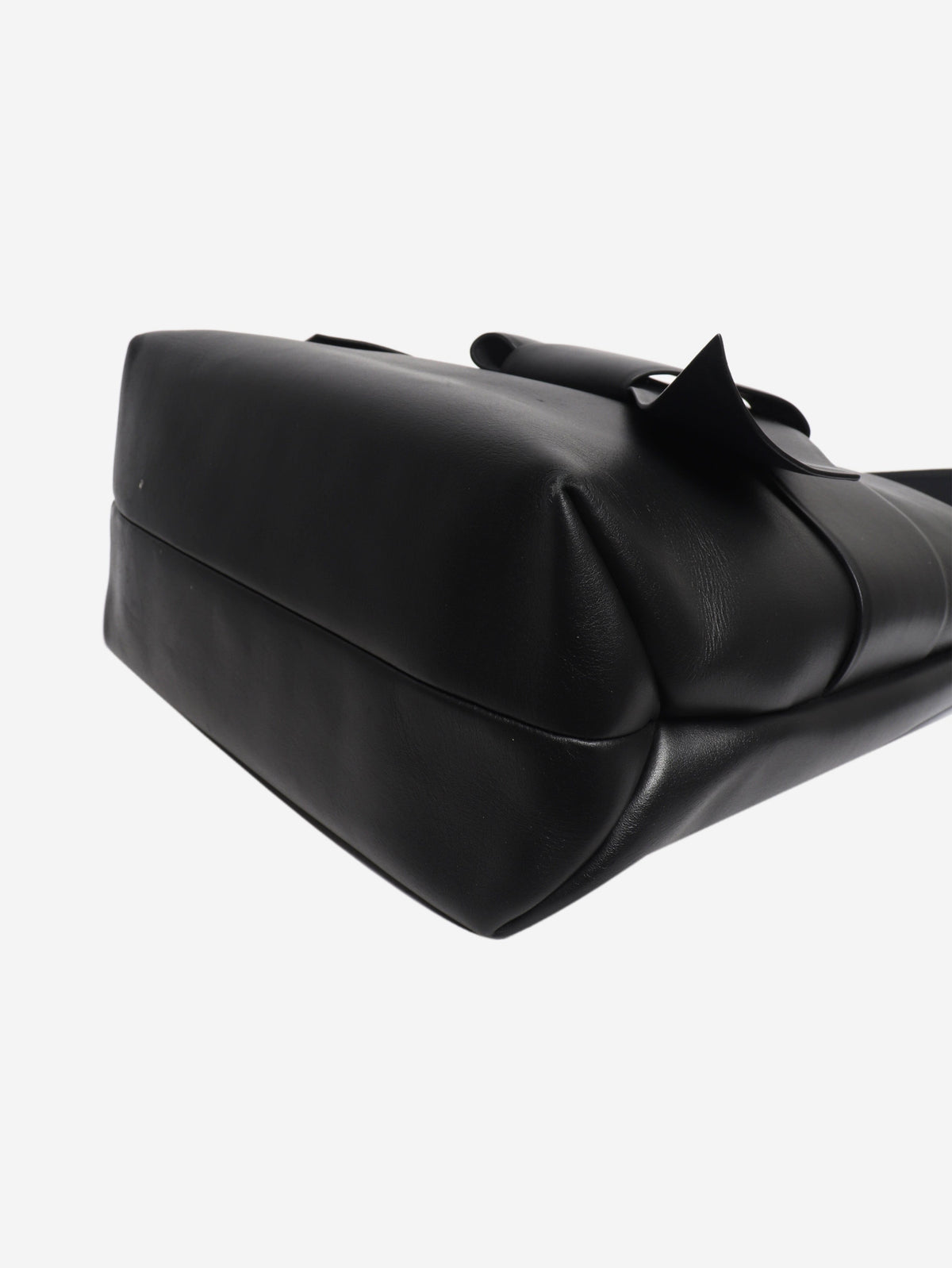 Black Musubi knot shopper Tote Bags Acne Studios 