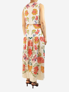 Multicolour floral maxi dress - size L Dresses Farm Rio 