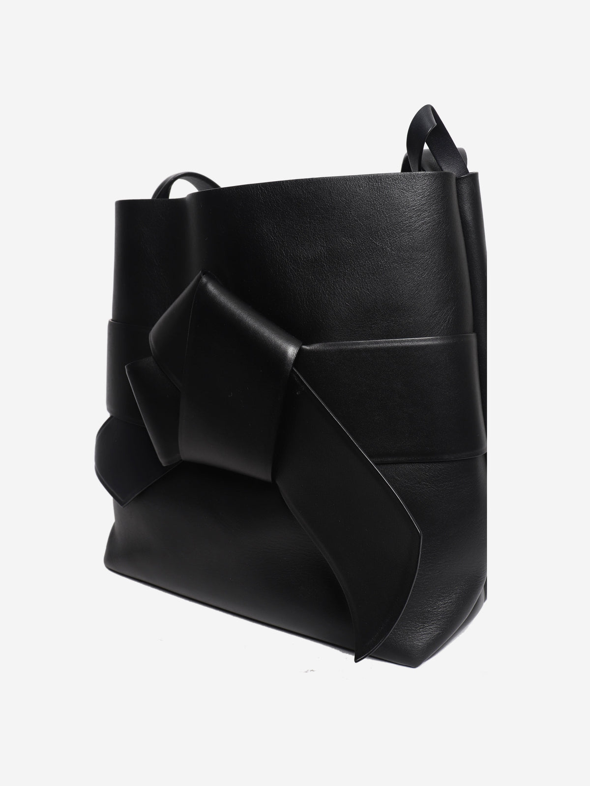 Black Musubi knot shopper Tote Bags Acne Studios 