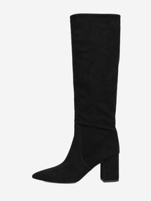 Black suede Anja knee-high boots - size EU 38.5 Boots Paris Texas 
