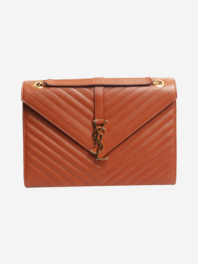 Brown leather envelope bag Cross-body bags Saint Laurent 