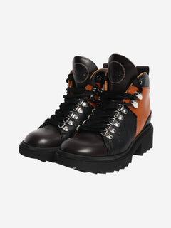 Chloe Black and brown combat boots - size EU 36 (UK 3) Boots Chloe 